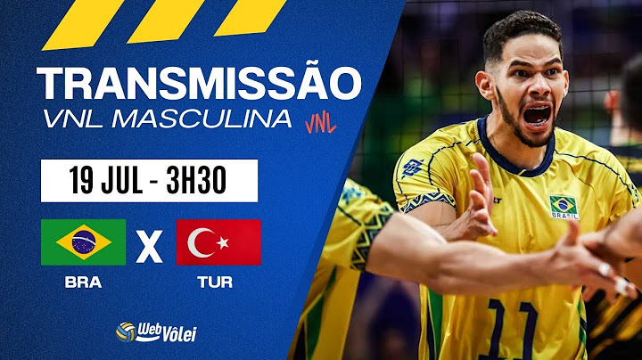 TRANSMISSÃO DE BRASIL X TURQUIA