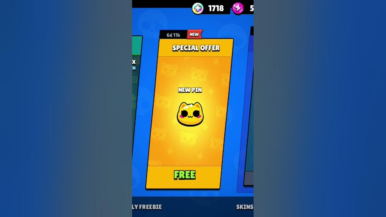 Free pin v brawl stars brawlstars viral youtube