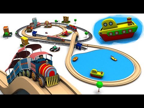 toy factory train videos