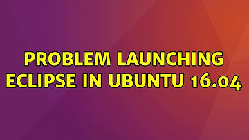 Problem launching eclipse in Ubuntu 16.04