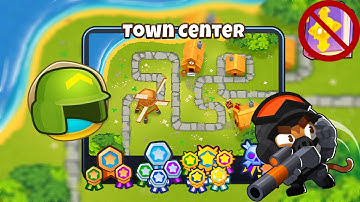 Town Center [Military Monkeys Only] Guide | No Monkey Knowledge | BTD 6 (2023 Updated) 4K