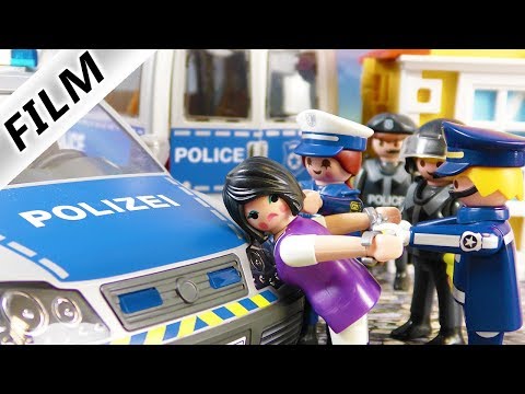 Playmobil Film deutsch BÖSE LEHRERIN VERHAFTET - Polizei fasst Flüchtige | Kinderserie Familie Vogel