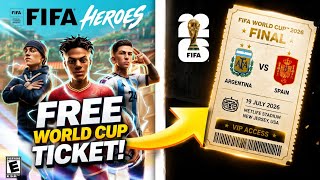 I Tried to Get a FREE World Cup Final Ticket… in FIFA HEROES!! #ad #sponsored 