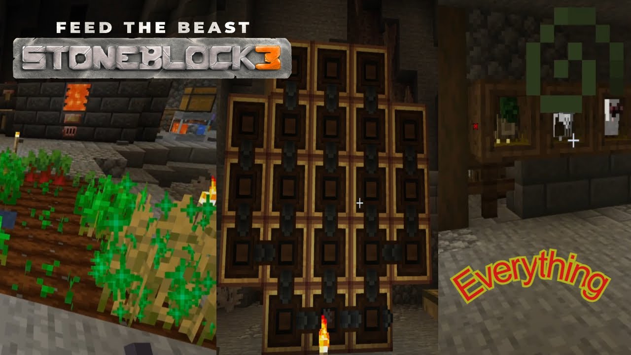 Just A Little Bit OF Everything StoneBlock 3 Season 2 ep 2 - YouTube