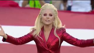 Lady Gaga National Anthem Reversed