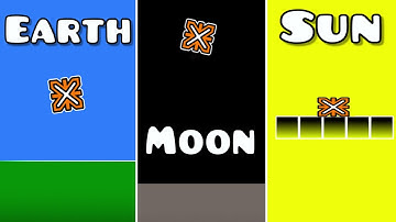 Different Planets gravity in Geometry Dash