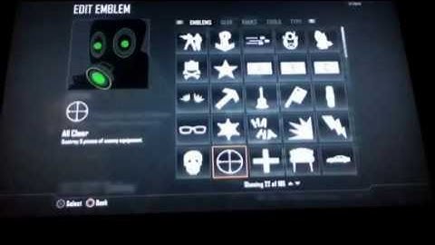Call of duty black ops 2 emblem tutorial: gas mask soldier