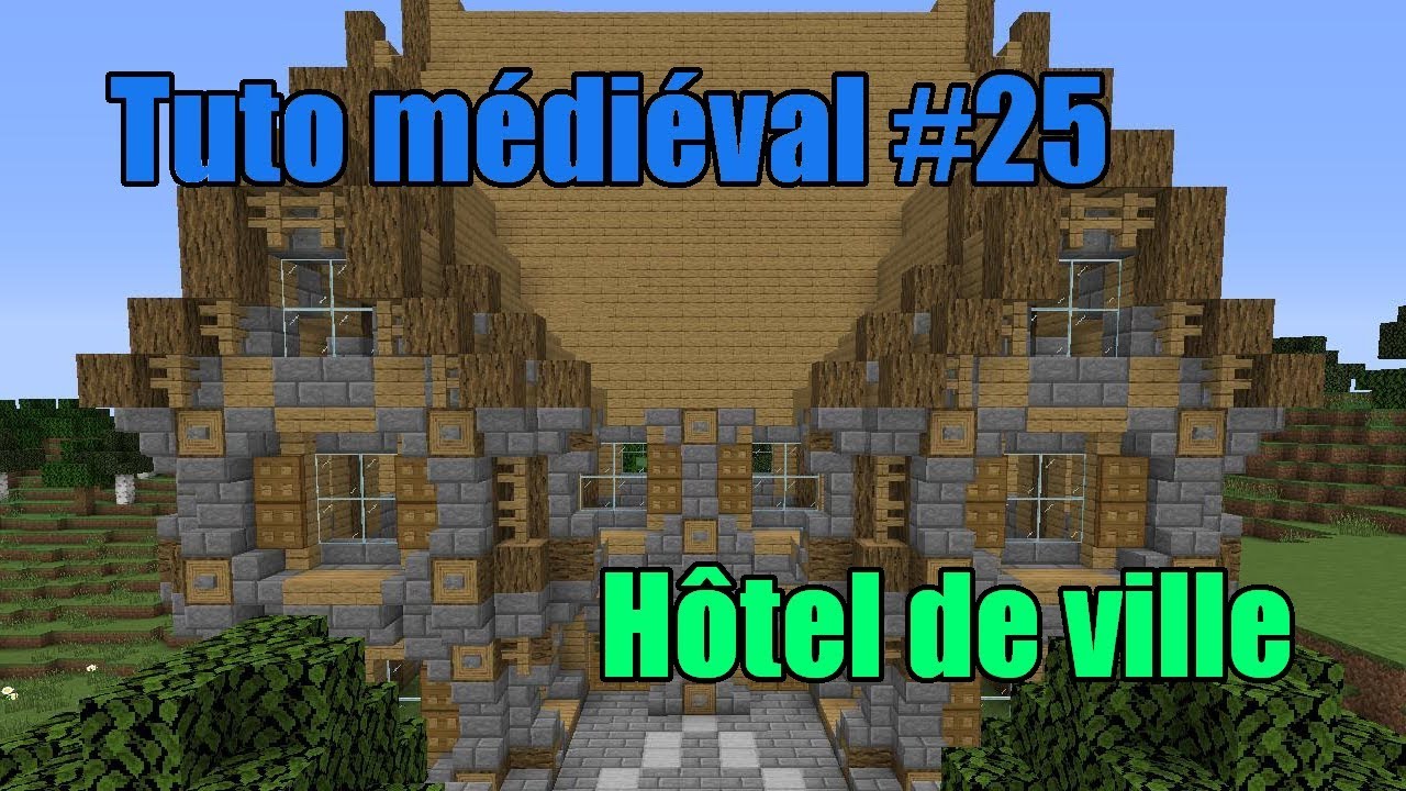 Minecraft - Construire un village médiéval de A à Z #25 - Hôtel de