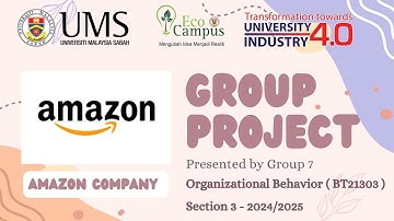 ORGANIZATIONAL BEHAVIOR (BT21303) VIDEO PRESENTATION GROUP 7 【2024/2025】