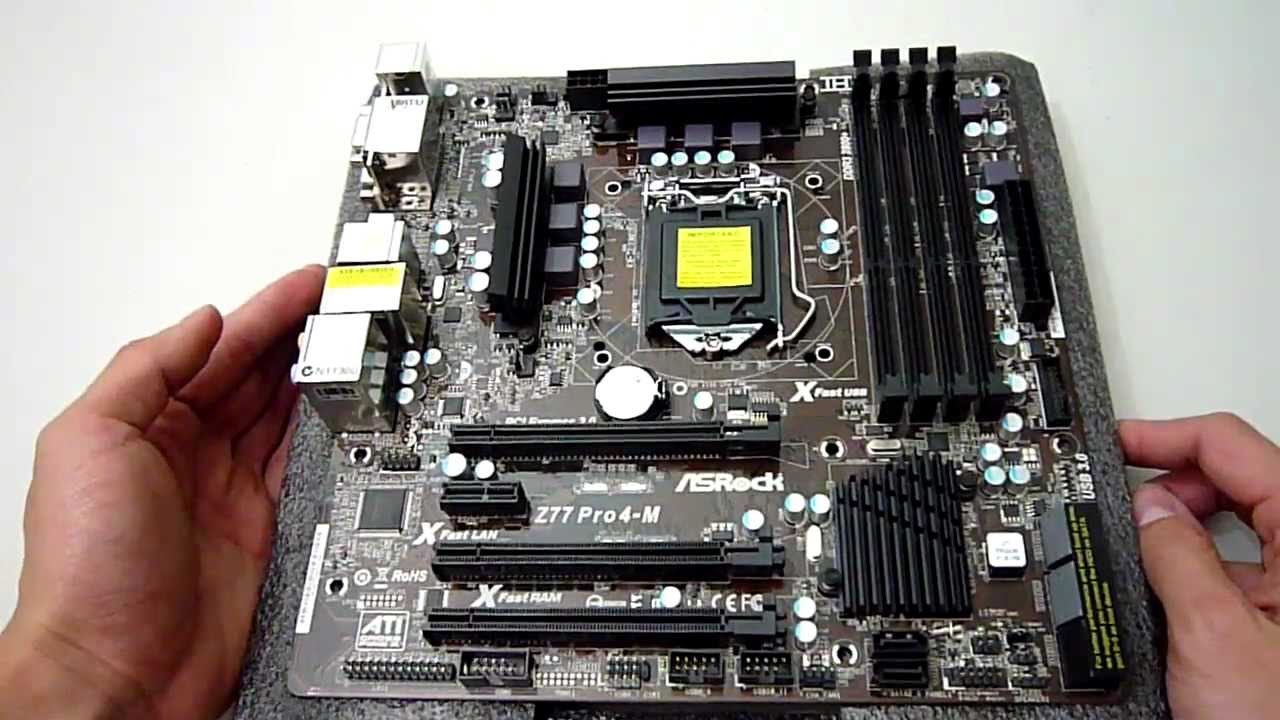 Asrock Z77 Pro 4-M motherboard unboxing & review - Maximum PCs Australia