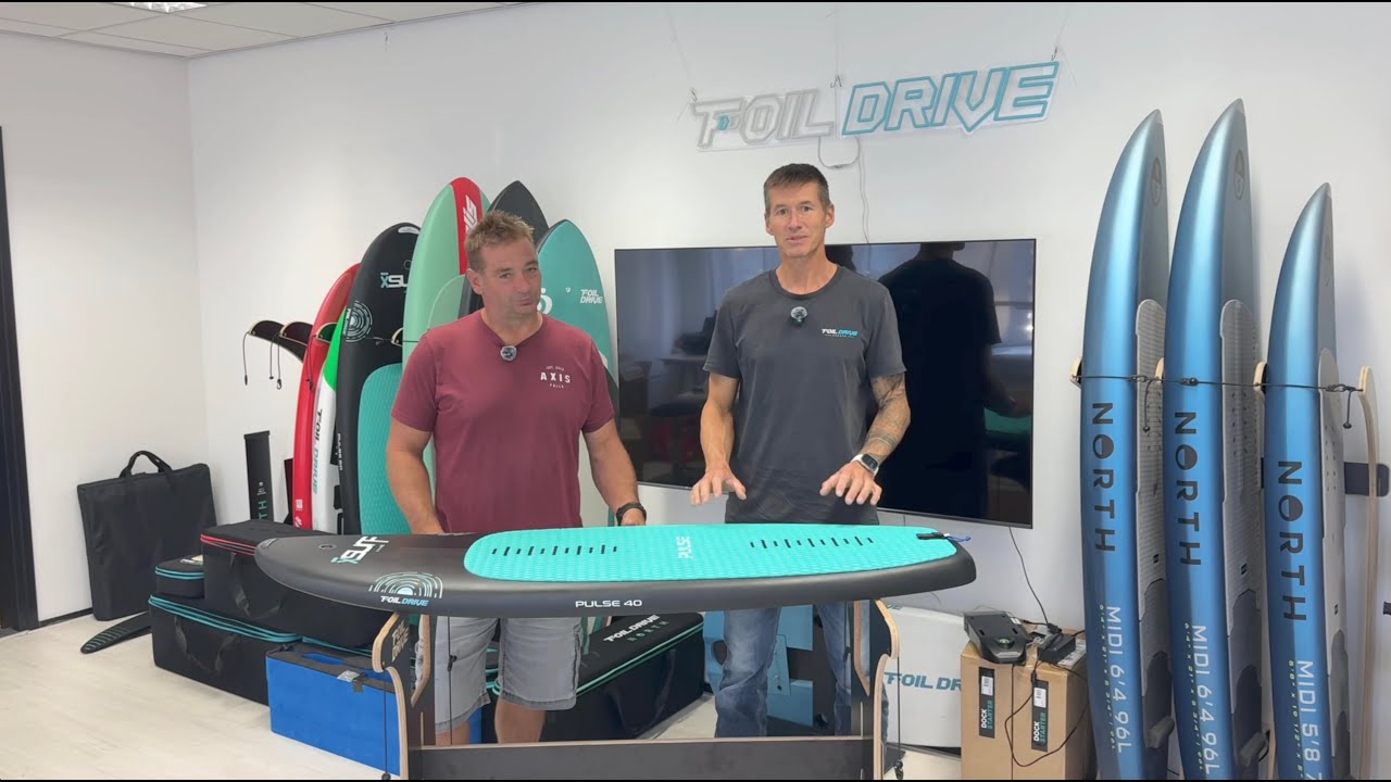 X-SURF Foil Drive trench board - review - YouTube
