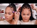 SUPER EASY Rubber Band High Ponytail On Natural Hair | Arnellarmon