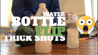 Water Bottle Flip Trick Shots | GD Sports