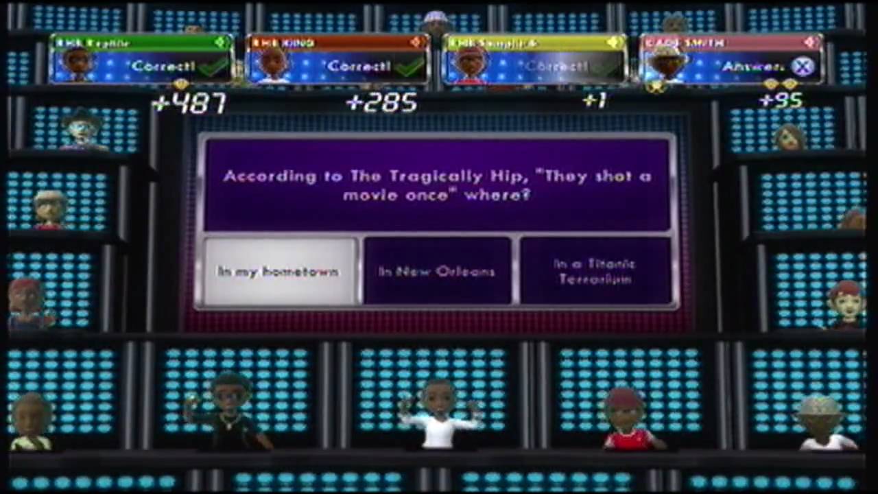 Xbox 360 game show 1 Vs 100 Extended Play Lobby And dancehall YouTube