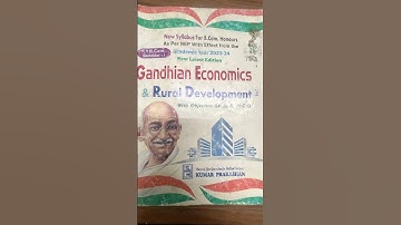 B com sem 1 gandhian  economic, ruler development  IMP questions ￼