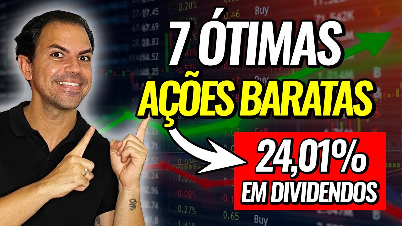 MELHORES AÇÕES BARATAS | PAGANDO BONS DIVIDENDOS!