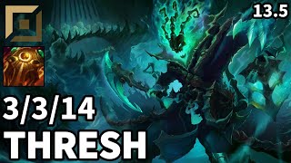 Thresh Top vs Pantheon - KR Challenger | Patch 13.5