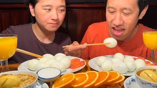 Chopsticks eggs eating challenge with punishment |noodles soup||