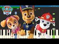 Paw Patrol Theme Song - EASY Piano Tutorial