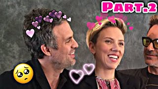 Mark Ruffalo and Scarlett Johansson being adorable Part two ❤️💚