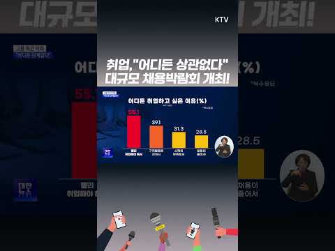 #취준생 을 위해 #정부 에서 대규모 #<strong>취업박람회</strong> 를 개최한다!