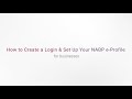 How To Create A Login And Set Up Your NABP Business E Profile 