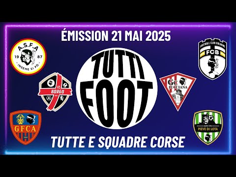 Image du reportage TUTTI FOOT - Dernière émission avec les champions, promu et maintenu dans les championnats nationaux (A CORSICA TV)
