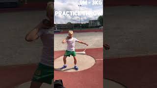 12 Year Old Throws 3Kg Shot Put 9 Meters