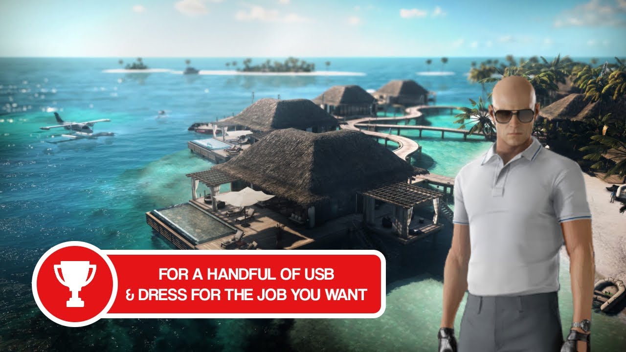 HITMAN 2 - For a handful of USB and Dress for the job you want Challenges
