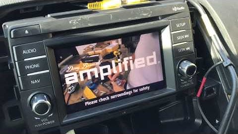 Mazda CX-5 rear view camera video input feed