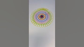 🥰"The Beauty of Spirograph: Art in Motion"🥰 #relaxart #diy #drawing