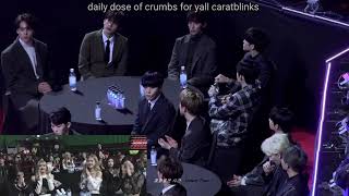 Seventeen Reacting To Blackpink Being On The Screen