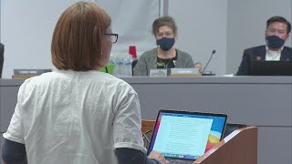 Parents, Students Line Up At Douglas County School Board Meeting Following Mask Mandate Ruling