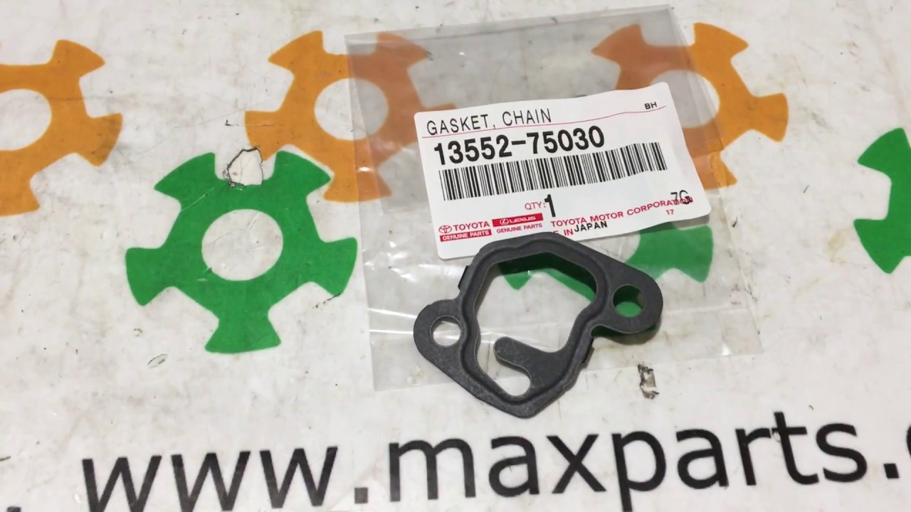 1355275030 13552-75030 Оригинал прокладка натяжителя цепи ГРМ Toyota 2TRFE 3TRFE
