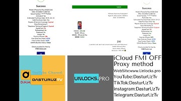 iCloud FMI OFF Proxy Method iPhone 5s-12 Pro Max
