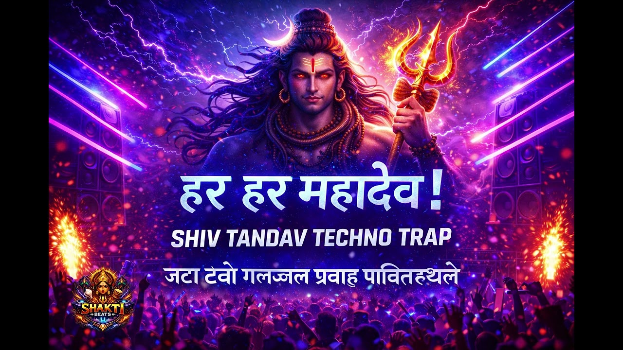 SHIV TANDAV TECHNO TRAP 🔱 | Har Har Mahadev | Powerful EDM Bhajan Remix
