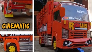 REVIEW MINIATUR TRUK KARDUS ROLLIS ! MIRIP ASLI ! 😱