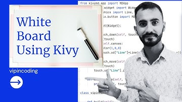 Online teaching software for teachers | How to create whiteboard in python | kivymd | vipin coding