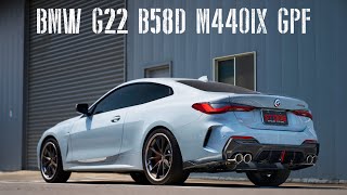 BMW G22 B58D M440ix GPF / Stone Valvetronic Catback Exhaust Sound