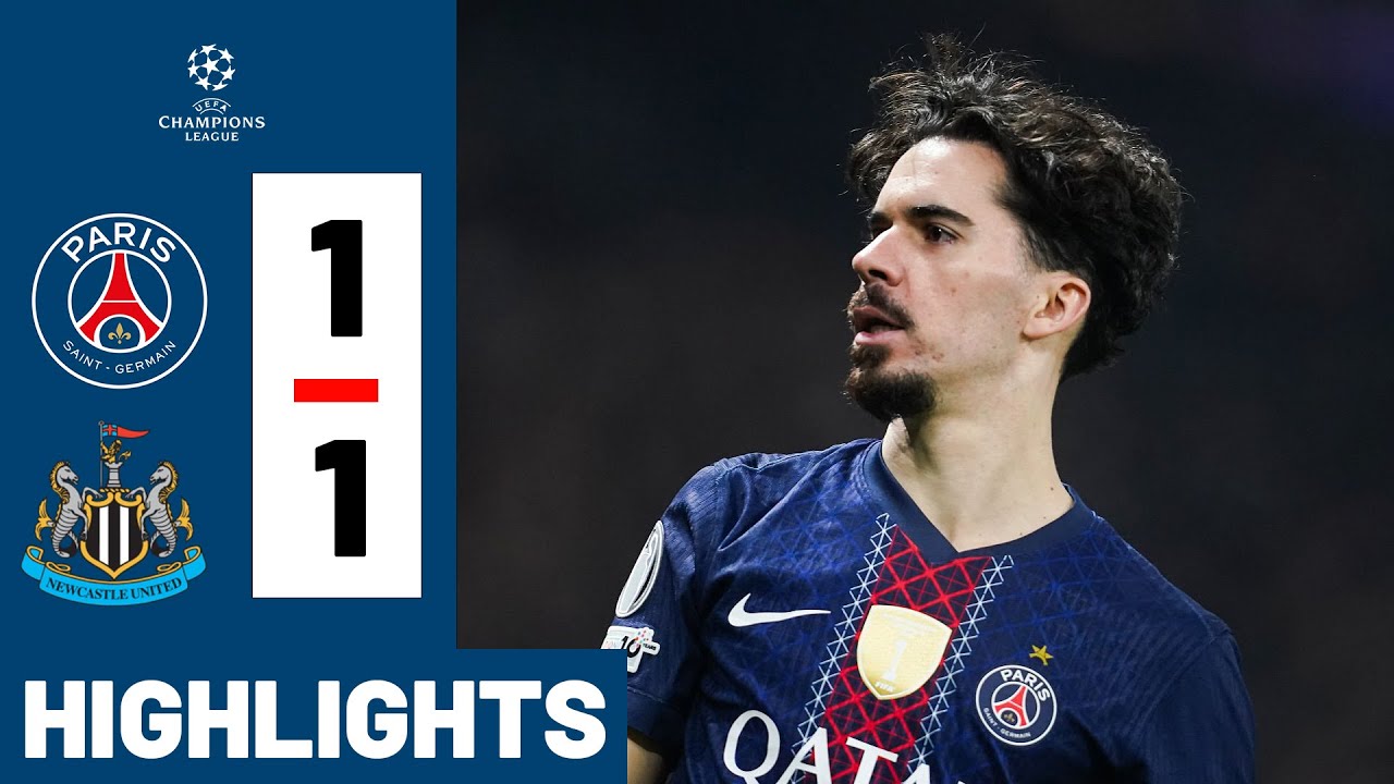 PSG vs Newcastle 1-1 HIGHLIGHTS Champions League 25/26