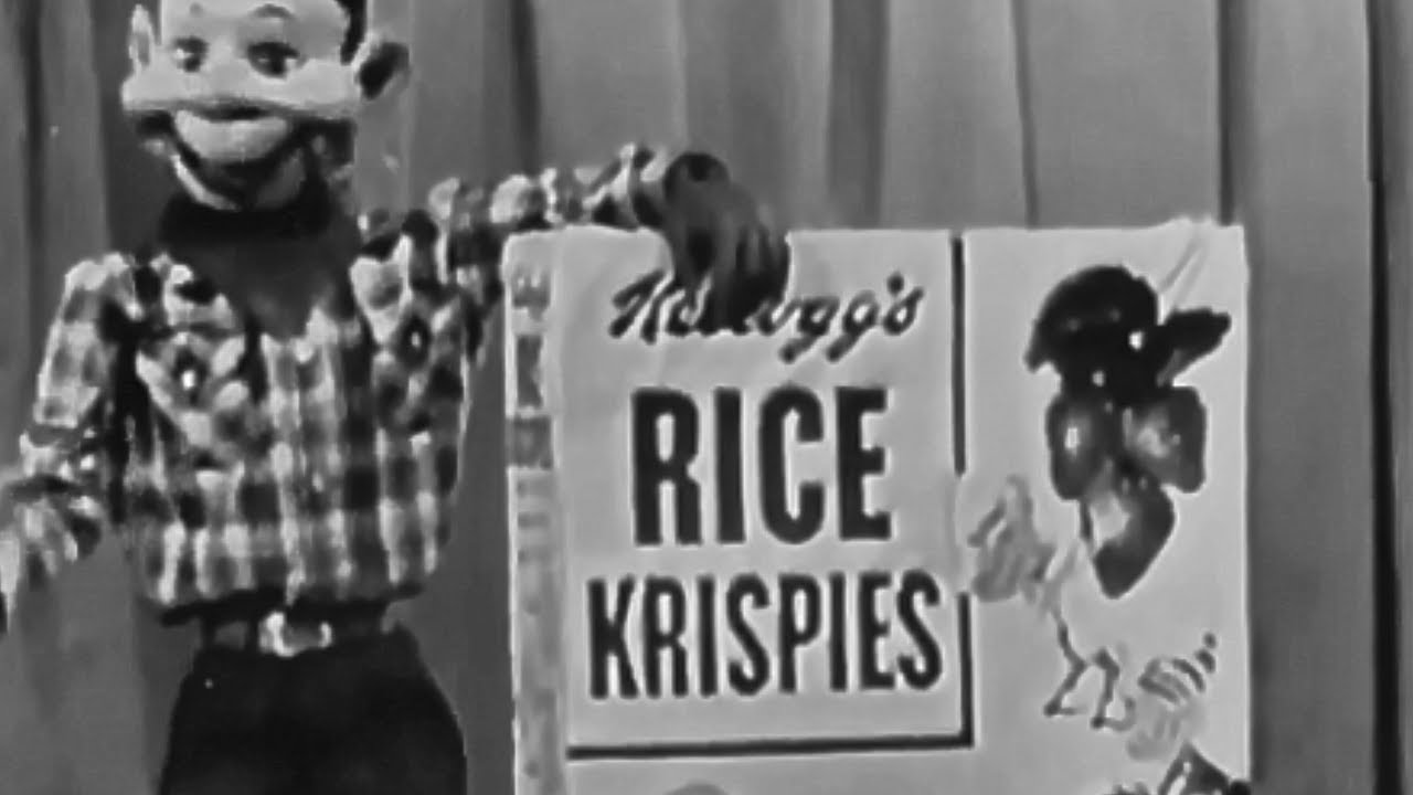 Kellogg's Rice Krispies Howdy Doody 1950's TV Commercial HD YouTube