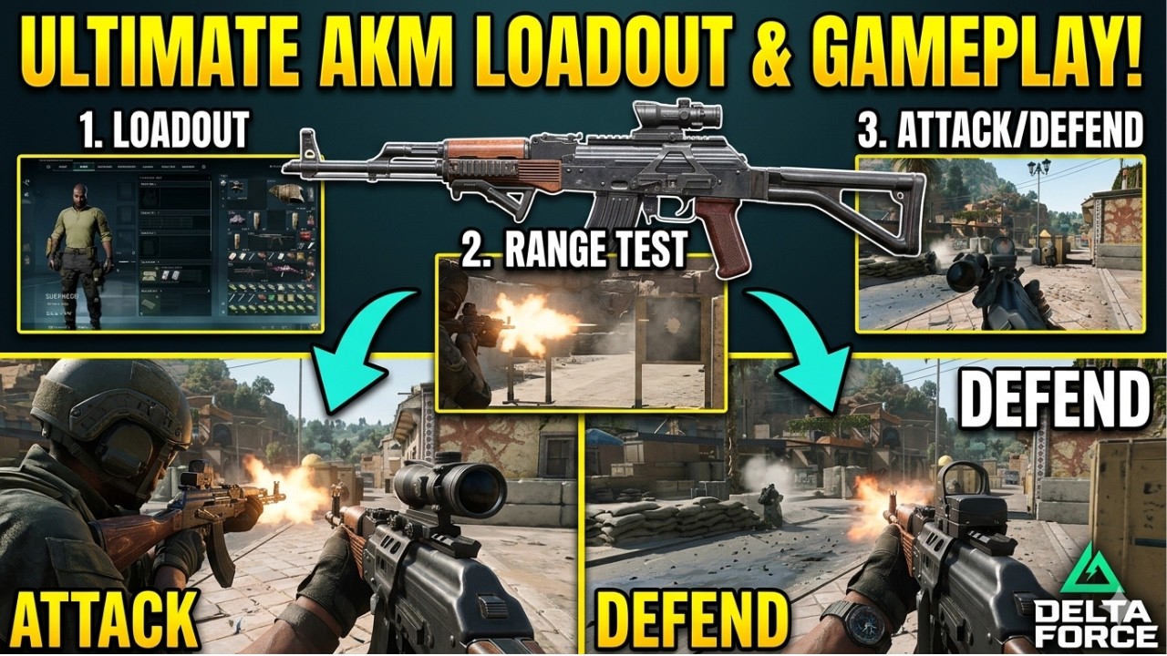 Delta Force: AKM best Loadout (Season 9 AKM is Crazy!) - YouTube