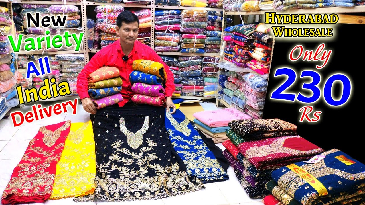 Hyderabad Wholesale || ✨💯👌✨|| Only 230.Rs Suits Variety Dress Material And | KNR Collection |