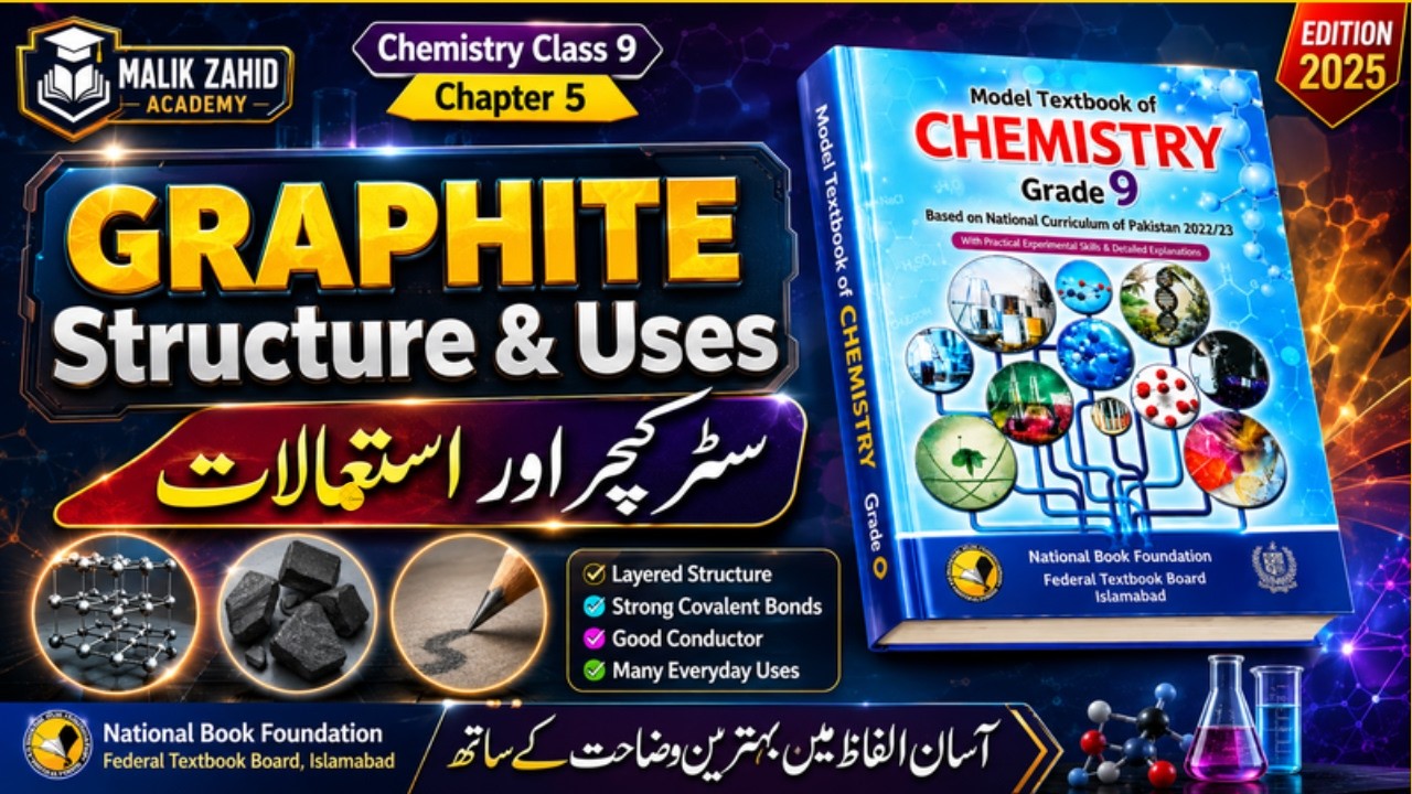 Graphite Structure And Uses Chemistry Class 9 In Urdu Unit 5 Graphite structure and uses chemistry class 9 in urdu unit 5