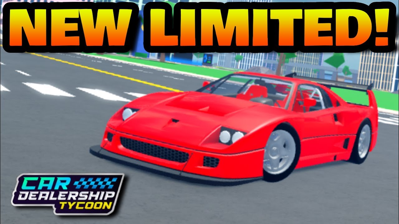 New Limited Car & Wrap In Car Dealership Tycoon! YouTube