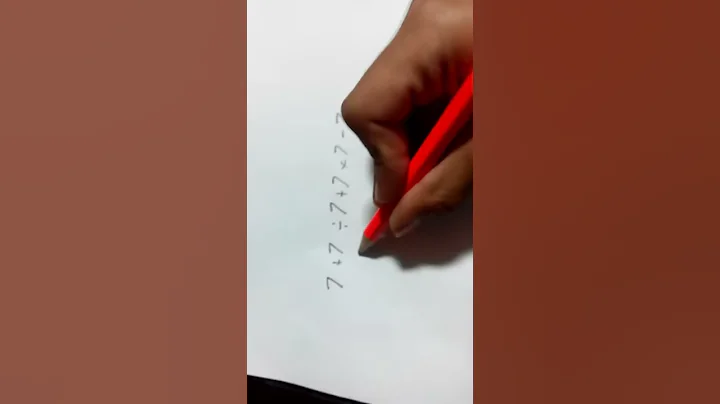 7+7÷7+7×7-7 (solution)