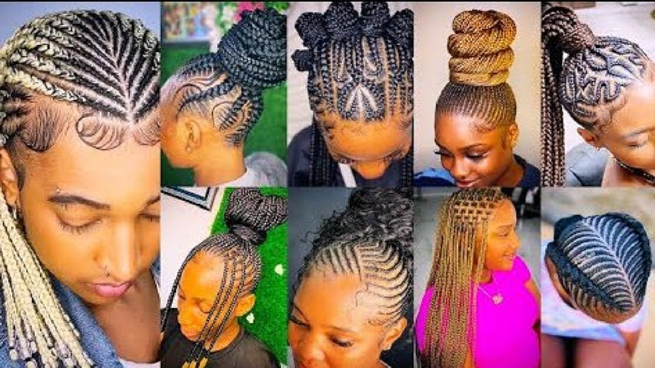 Latest Braids Hairstyles 2022 Female: New Hair Braiding Tutorials for  ladies to always love to adorn - YouTube