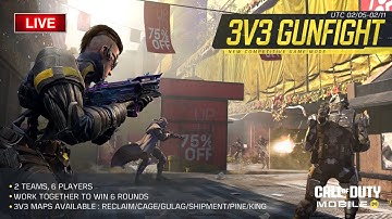 COD Mobile: Playing 3v3 Gunfight MP Mode on LIVE! | Milton37LiveCODM