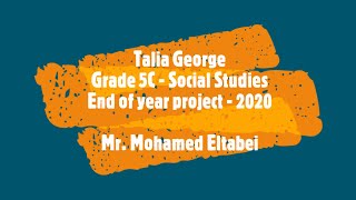 Talia G5 Social Science Project - Final Version