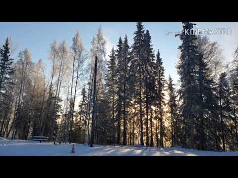 ASMR walk in snow.